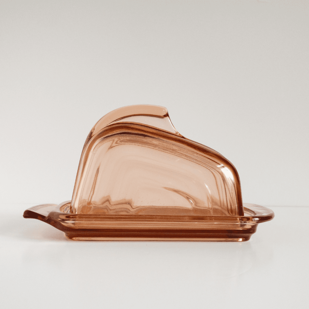 Zijaanzicht van de roze kaasstolp van A.D. Copier